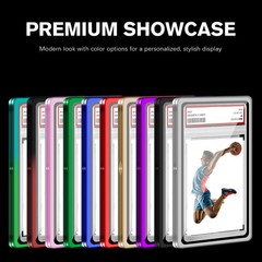 Magenetic Trading Card Slab Protector – Premium Aluminum Graded Card Showcase…