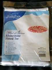 The Beauty Of Jamie Lynn Maid of Honor Rhinestone Fitted Tee Woman Size Large