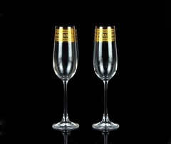 Champagne Glasses Wedding Flutes 24 cm – 2 pcs