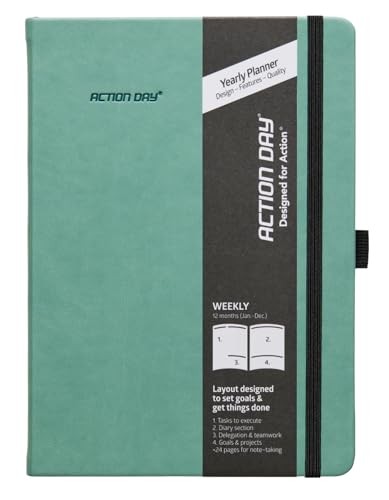 2026 Weekly Planner – Effective Planning System to 7×9 Inch – 2026 Green