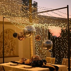Yescom 8PCS Disco Ball Set 7″/12″/16″/20″/24″ for 70s 80s Party Events Wedding