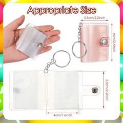 5.5 x 6 cm (outer), x 4 (inner), Transparent, Blue, Pink, Purple