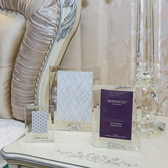 4″ x 6″ Crystal Picture Frame with Gift Boxed Decorative Photo Frame for Home…