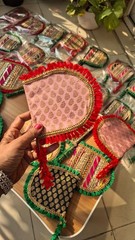Colorful handfans set of 20 wedding favors Sangeet Mehndi Haldi Dholki ceremony