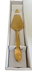 Wedding Two-Piece Gold Knife and Server Cutting Set New