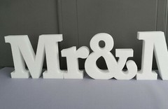 Lettering «Mr & Mrs» letters 30-50 cm proposal engagement wedding display