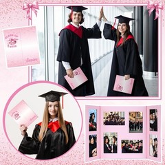 Tellingyou Senior Multi Picture Frame for 4 x 6” Photographs Congrats Grad