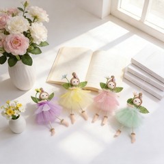Easter Angel Ornament with Tulle Skirt for Walls Trees and Party Spaces