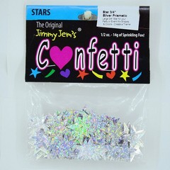 Confetti Star 3/4″ Prisma Silver – Retail Pack #8392 QS0 Silver Prisma