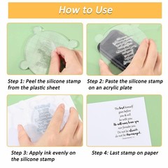 GLOBLELAND Christian Bible Clear Stamps for Card Making Religious Inspiration…