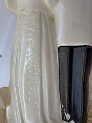 Vintage 1959 Bride Groom 9” Wedding Cake Topper Bell Arch Flowers