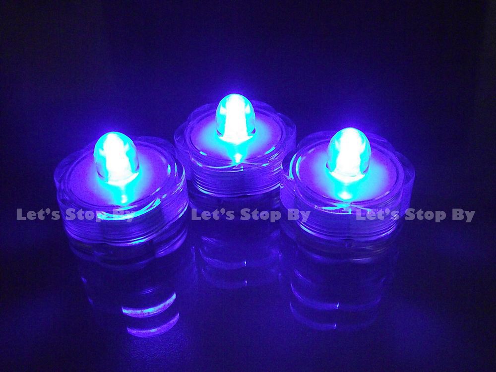24 LED Submersible Waterproof Wedding Floral Decoration Tea Vase Battery light
