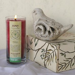 Aloha Bay Premium Scented Hand Made Chakra Energy Jar 11 Oz Jar Muladhara Yoga