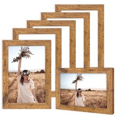 TWING 5×7 Picture Frames Set of 6, Rustic Photo Frames Collage for Wall Decor…
