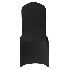 Uimoso100PCS Black Stretch Spandex Chair Covers for Events, Weddings, and Dining