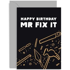 Old English Co. Funny Birthday Card for Men – Mr Fix It Handyman DIY Birthday…