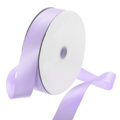 100 Yard Satin Ribbon Double Sided Grosgrain Silk Ribbon, 1.5″/Light Purple