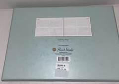 1 Count Punch Studio Guest Book 100 Lined Pages. New In Box W/Gold Pen
