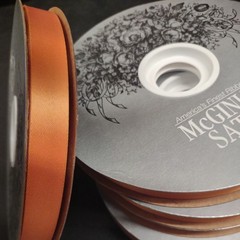 #3 McGinley Satin, Gold, 100 Yard Acetate Ribbon 9/16″ for Corsages & Events