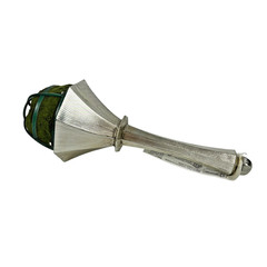 Oasis Elegant Bouquet Holder Metallic Twist Silver Single NOS *READ*