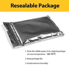 25 pcs Edible Paper 11.7″ x 8.3″ A4 Frosting Sheets Icing Sheets for Cakes Pr…