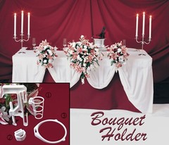 Bridal Bouquet Holder EE Wedding Flowers Table Display Centerpiece Clamp 3 VIT