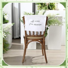 Wedding Chair Memorial Sign lbs Reserved Seat For Loved One lbs White