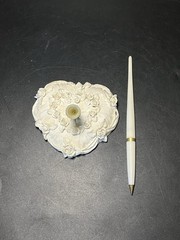 Vintage Design Wedding Ivory Pen Set Reception Gift Sign Signature
