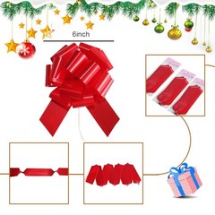 16 Pcs Pull Bows for Gift Wrapping,6 Inch Gift Bows for 16pcs Mixed Color