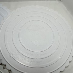 VTG Wilton Circles of Strength 3 Tier Cake Separator Plates Scalloped 9”- 11”