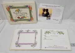 1997 VINTAGE : Our Wedding Anniversary Memory Book With Keepsake Box, New