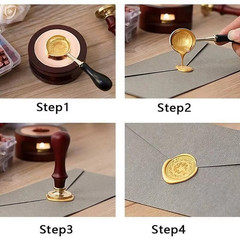 200pcs Wax Seal Beads for Wax Stamp Sealing – Retro Wax Pellets for Cards, Invit