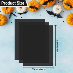 NEBURORA 100 Sheets Black Tissue Paper for Gift Bag 20×14 Inches black