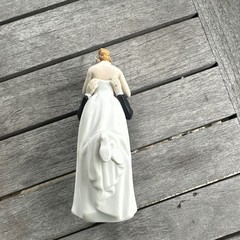 Weddingstar True Romance Hand Painted Porcelain Cake Topper 5.5″ 9013