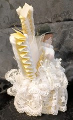Vintage Western Cowgirl Cowboy Couple Wedding Cake topper