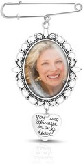 Personalized Wedding Bouquet Charm Making Kit – Silver Lacy Frame & Cabochons
