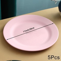 Snomel 11 Inch Dinner Plate Set Extra Large Pasta Plates Unbreakable Dishes
