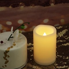 4 x 6 Inch Outdoor Waterproof Battery Operated Large Led Flameless 4×6 inch
