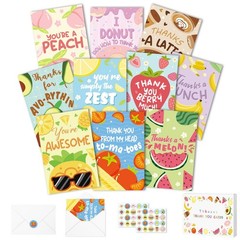40 Pack Funny Thank You Cards with Envelopes & Stickers, 4×6 in Teacher App
