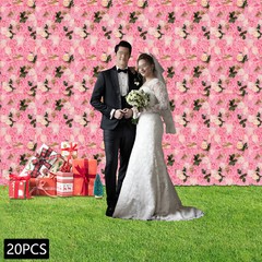 Flower Wall Panel, Artificial Floral Backdrop, Wall Decoration Backdrop