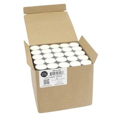 Stonebriar Unscented Long Burning White Tealight Candles, 200 Pack,