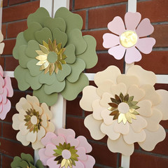 Paper Flower for Birthday Wedding Party Backdrop Nursery Wall Home Decor (10 Inc
