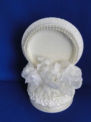 New Vintage Wilton «Love Birds in Lace » Wedding Cake Top, Lilac , 109-3001