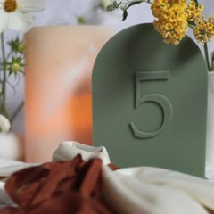 Arch Wedding Table Number 3D Letter Event Table Sign Wedding Party Table Decor