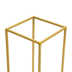 10pcs Gold Flower Display Stands Freestanding Wedding Centerpiece Stand Rack