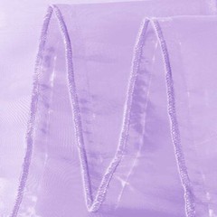 LA Linen Organza Sashes Chair Bows (Pack of 50), Lilac