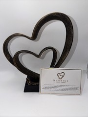 Bronze Heart Couple Gift Sziqiqi Anniversary Wedding 1st To 50th Bronze Stand