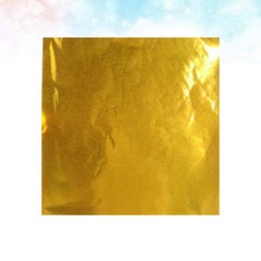 200Pcs Reusable Foil Candy Wrappers Gold Aluminium Foil Wrapping Paper for Party