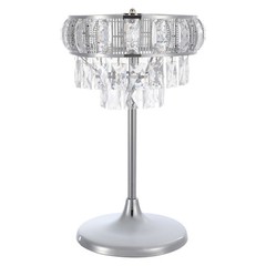 Elegant Wedding Flower Stand with Crystal Pendants for Events and Decorations