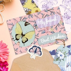 Desecraft 48 Sheets 12×12 Multicolored Cardstock 12 x 12 inches,
